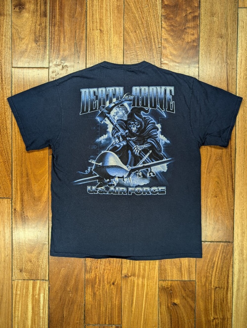 Death From Above Predator Drone T-shirt (L)